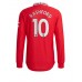 Billige Manchester United Marcus Rashford #10 Hjemmetrøye 2022-23 Langermet